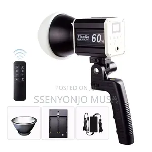 60w Led Video Light - Bi-Color, Portable, and Fan-Cooled