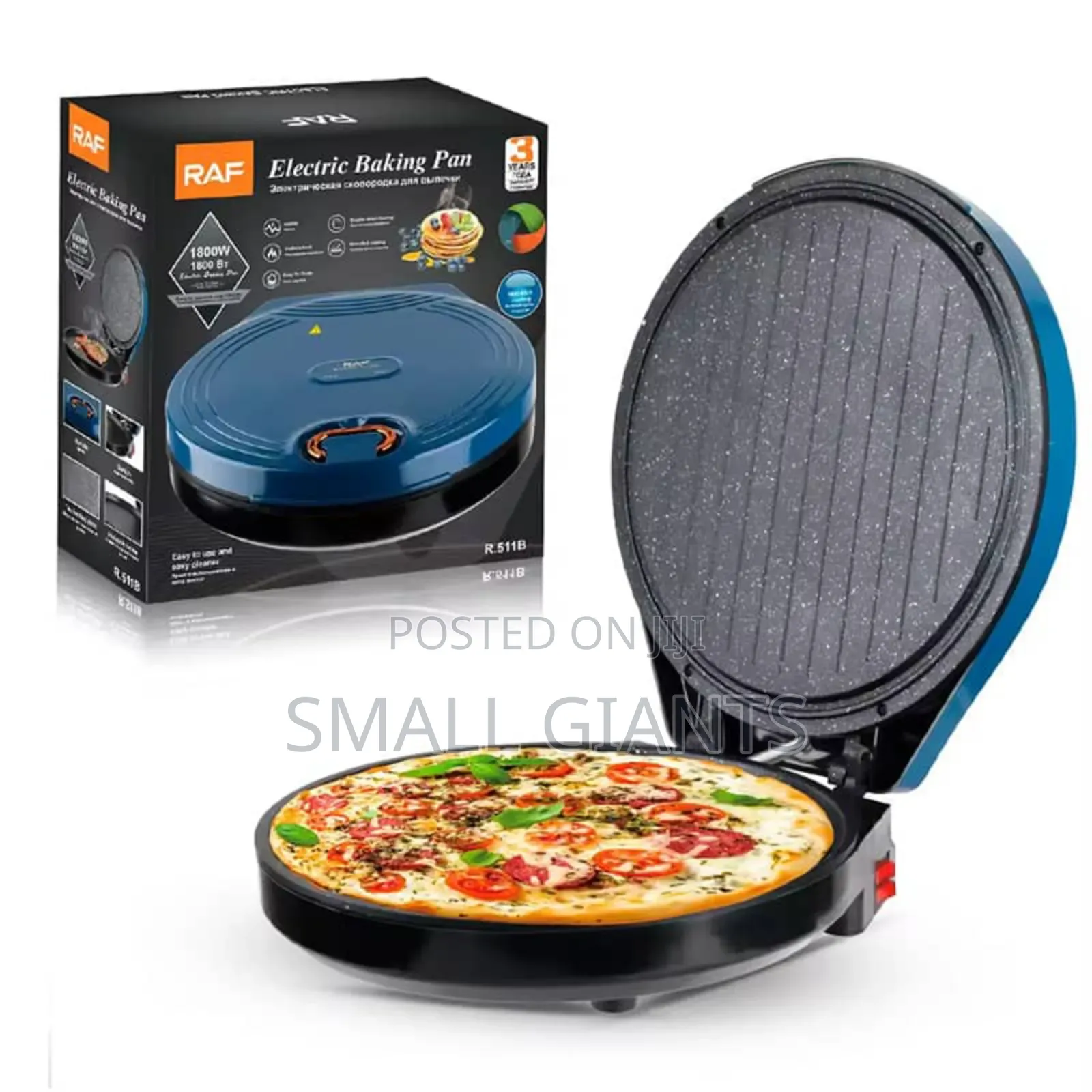Raf R.511 Electric Multi-Function Pan Pizza Bread Maker