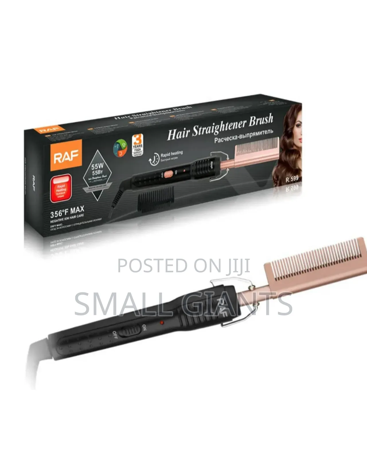 Raf Hair Straightening Brush