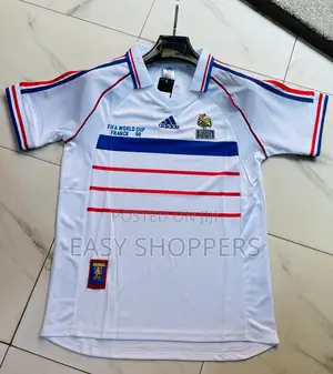 France 1998 World Cup Away Shirt Jersey Adidas
