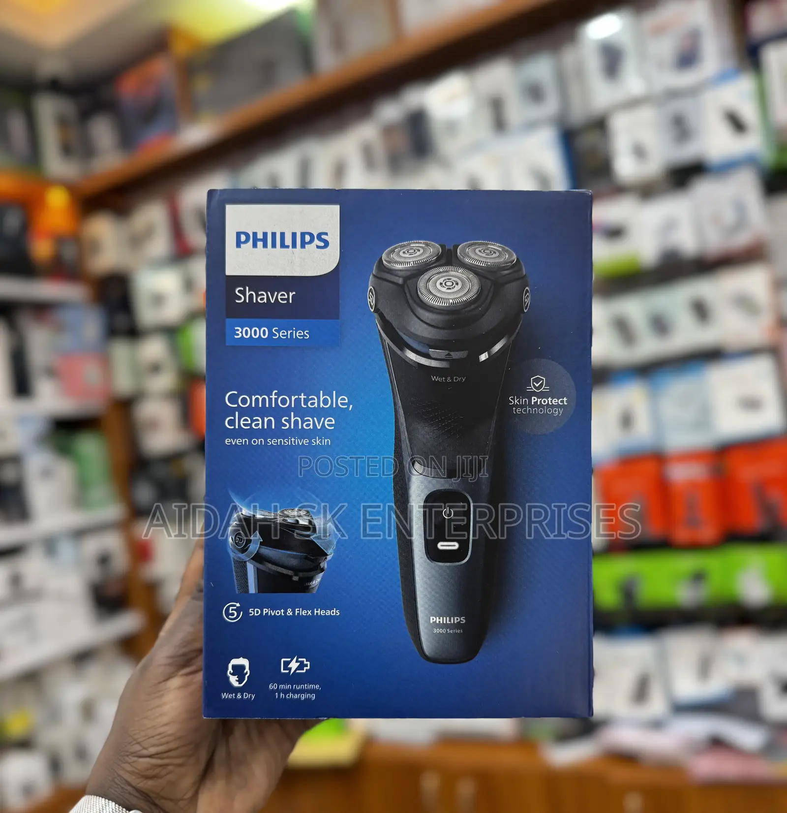 Philips Wet or Dry Electric Shaver 3000 Series