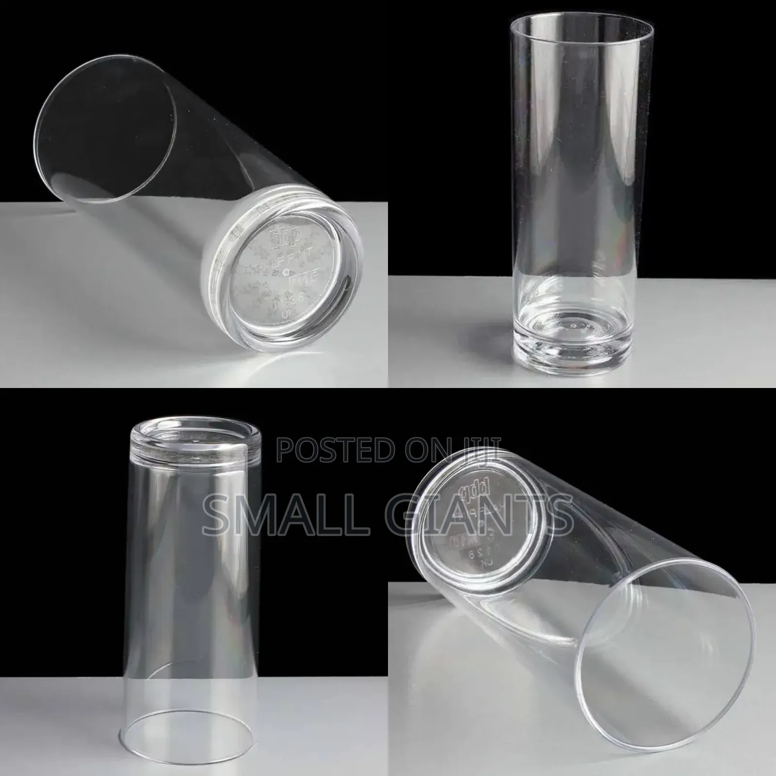 12pcs Unbreakable Acrylic Hi Ball Glasses