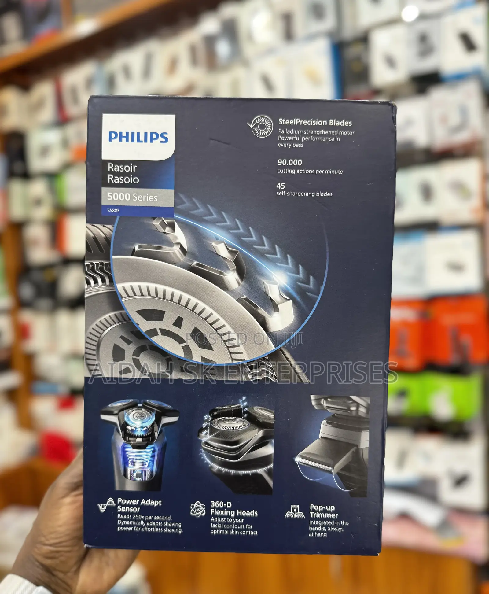 Philips Series 5000 S5885/25 Wet and Dry Rotary Shaver