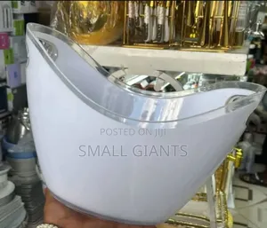 5l White Smoked Ice Bucket