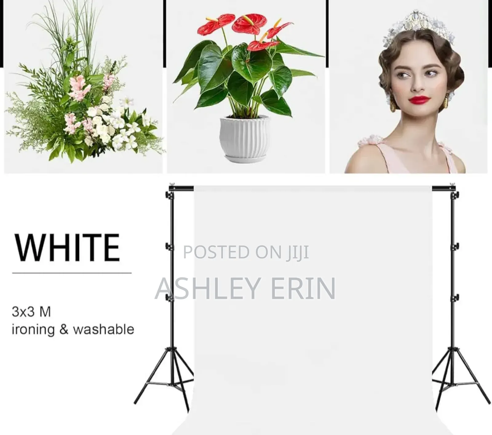 3m by 3m White Screen