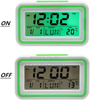 Spanish Talking Alarm Clock With Date