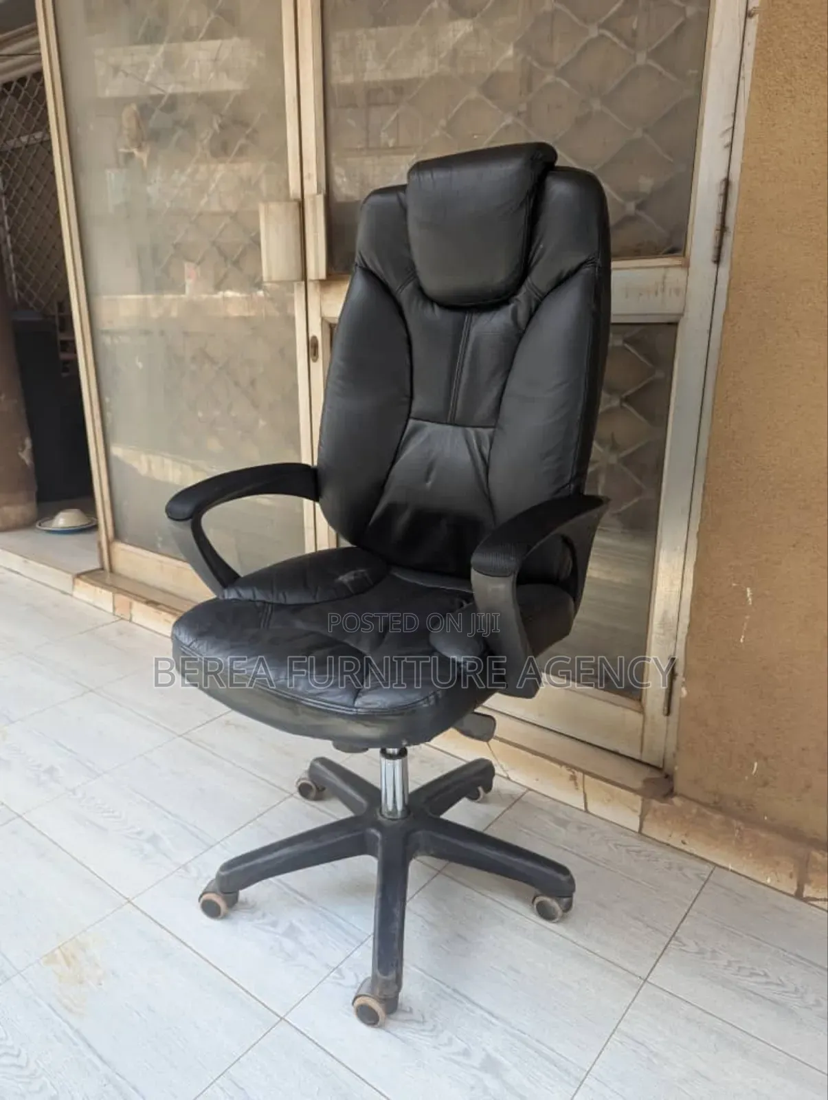 Orignal Leather High Back Office Seat