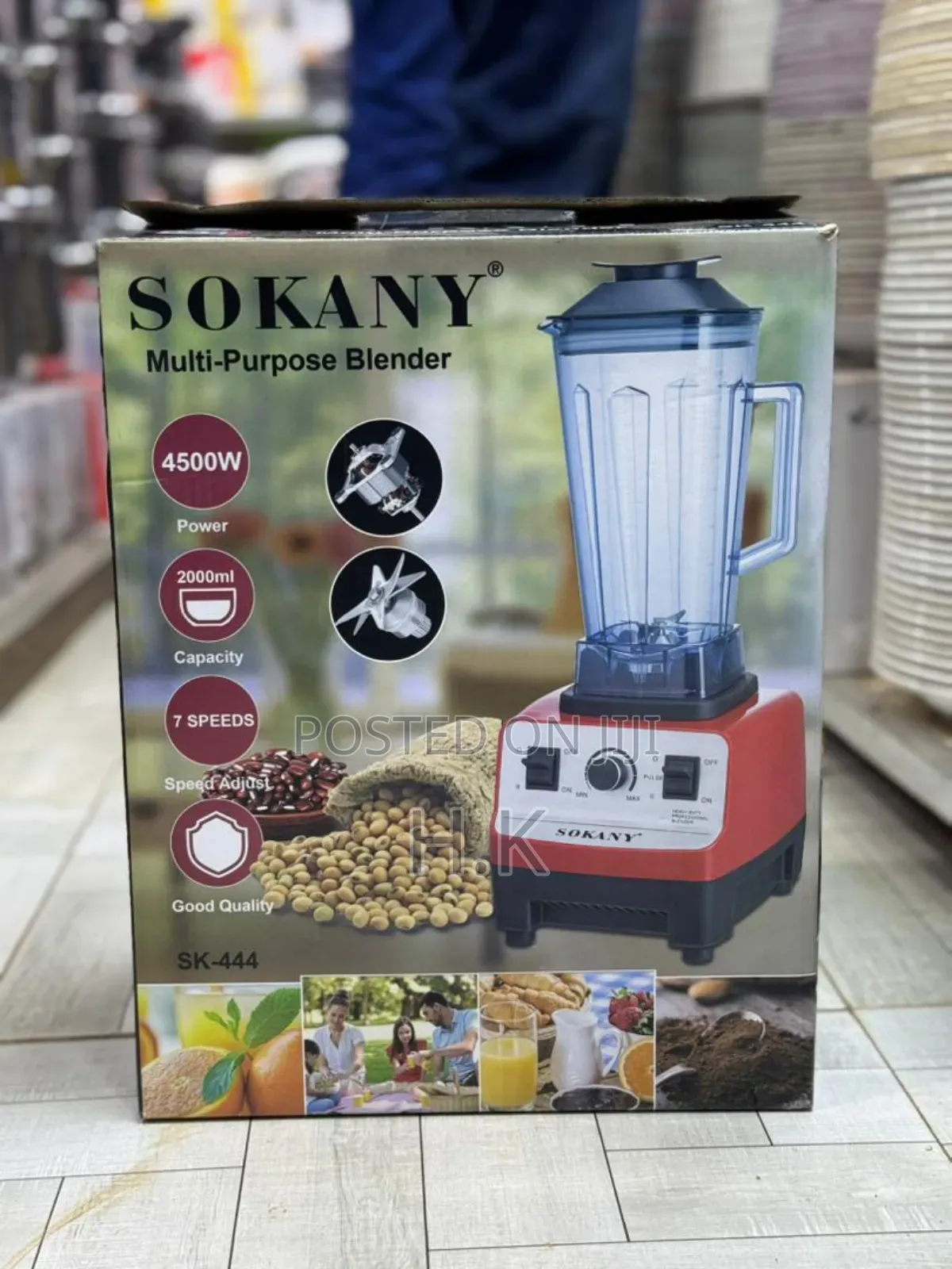 2l Sokany Multi-Purpose Blender, Model Sk-444