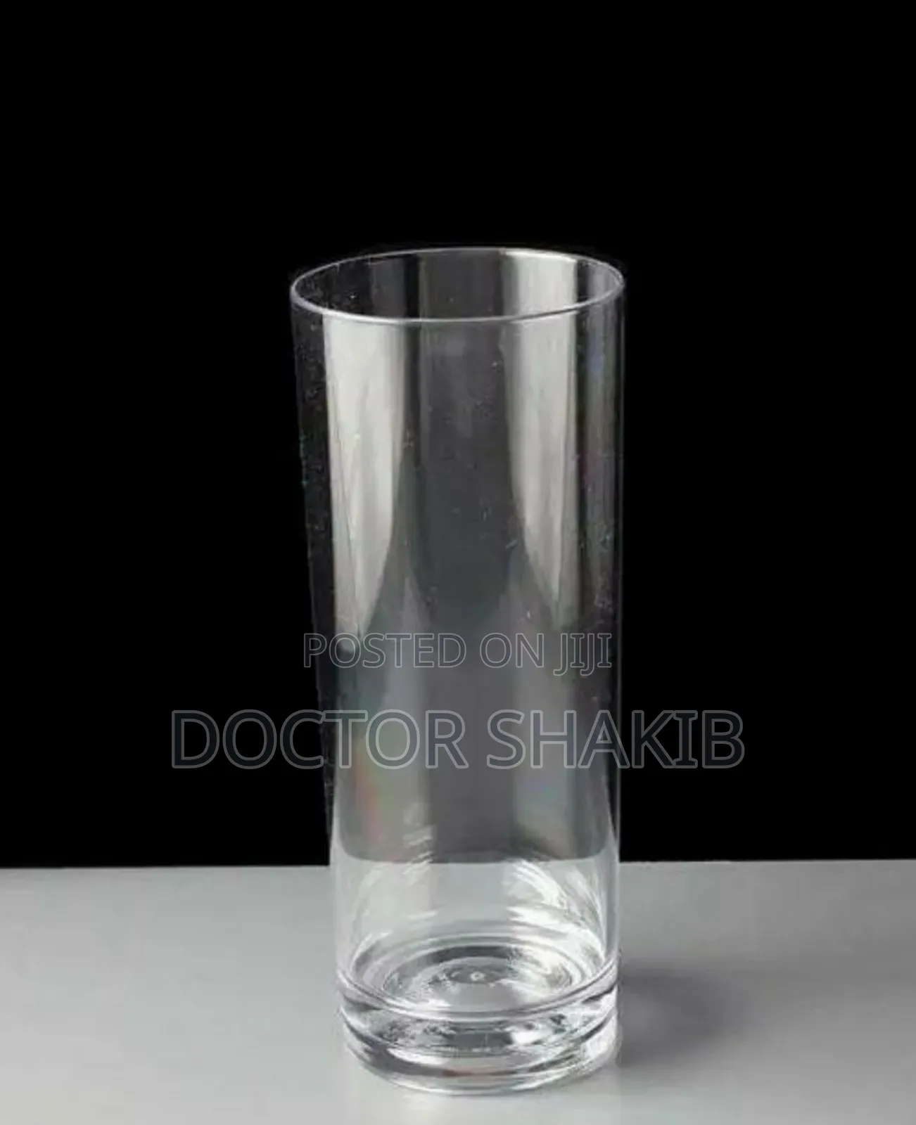Strong Unbreakable Acrylic Hi Ball Glasses - 12pcs
