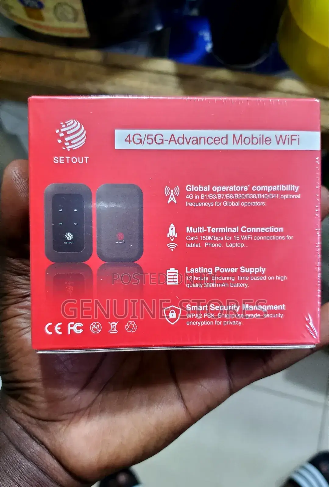 4g/5g Mobile Wifi/Mifi That It's Open for All Sim Cards.
