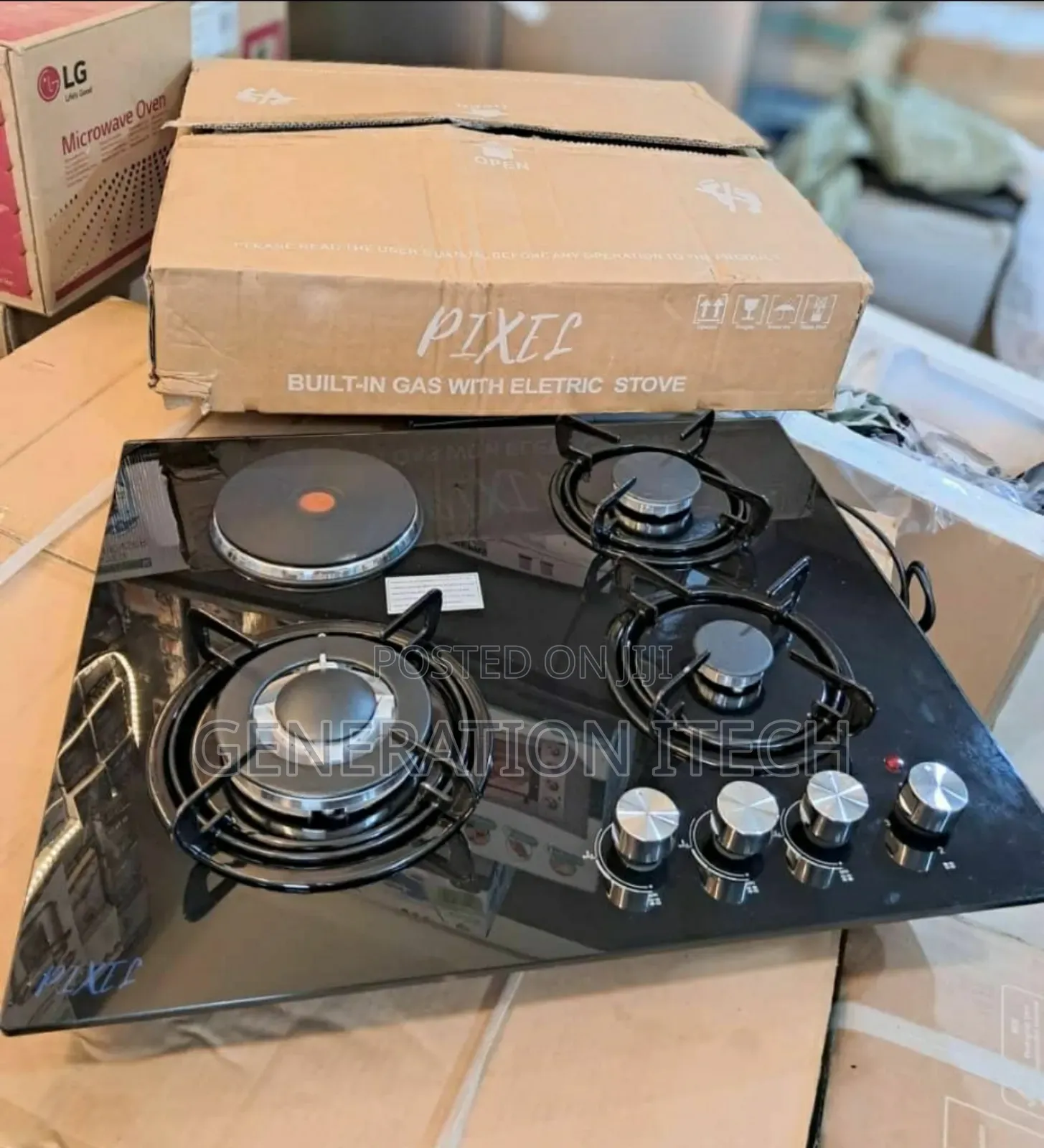Pixel Built in Cooker Hob With Both Gas and Electric Element
