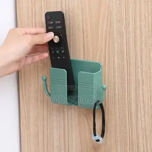 Wall-Mounted Phone Remote Holder With Charging Slot Hook