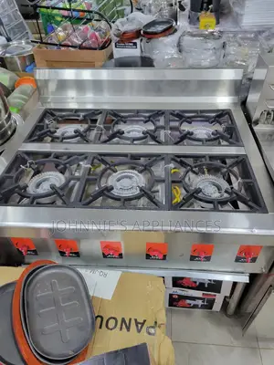Multi Functional Commercial Gas Cooker With 6 Burners