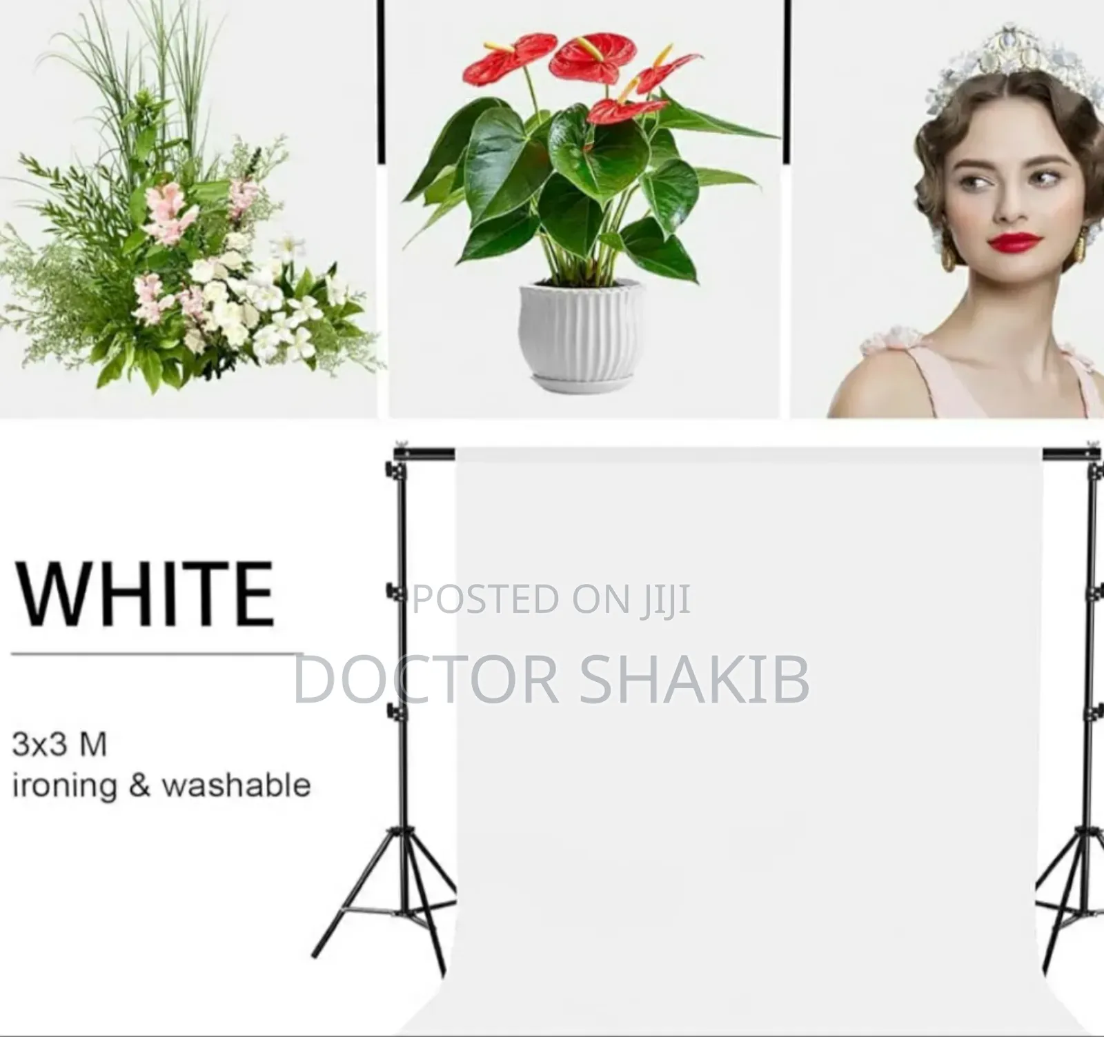 New 3m By 3m White Screen
