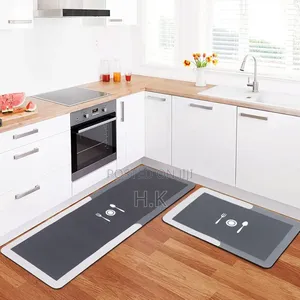 2 Pieces Kitchen Mat Set