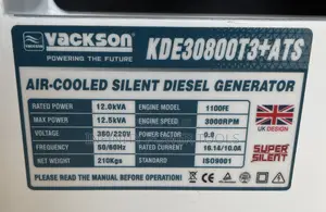 12.5kva Diesel Generator(Vackson)