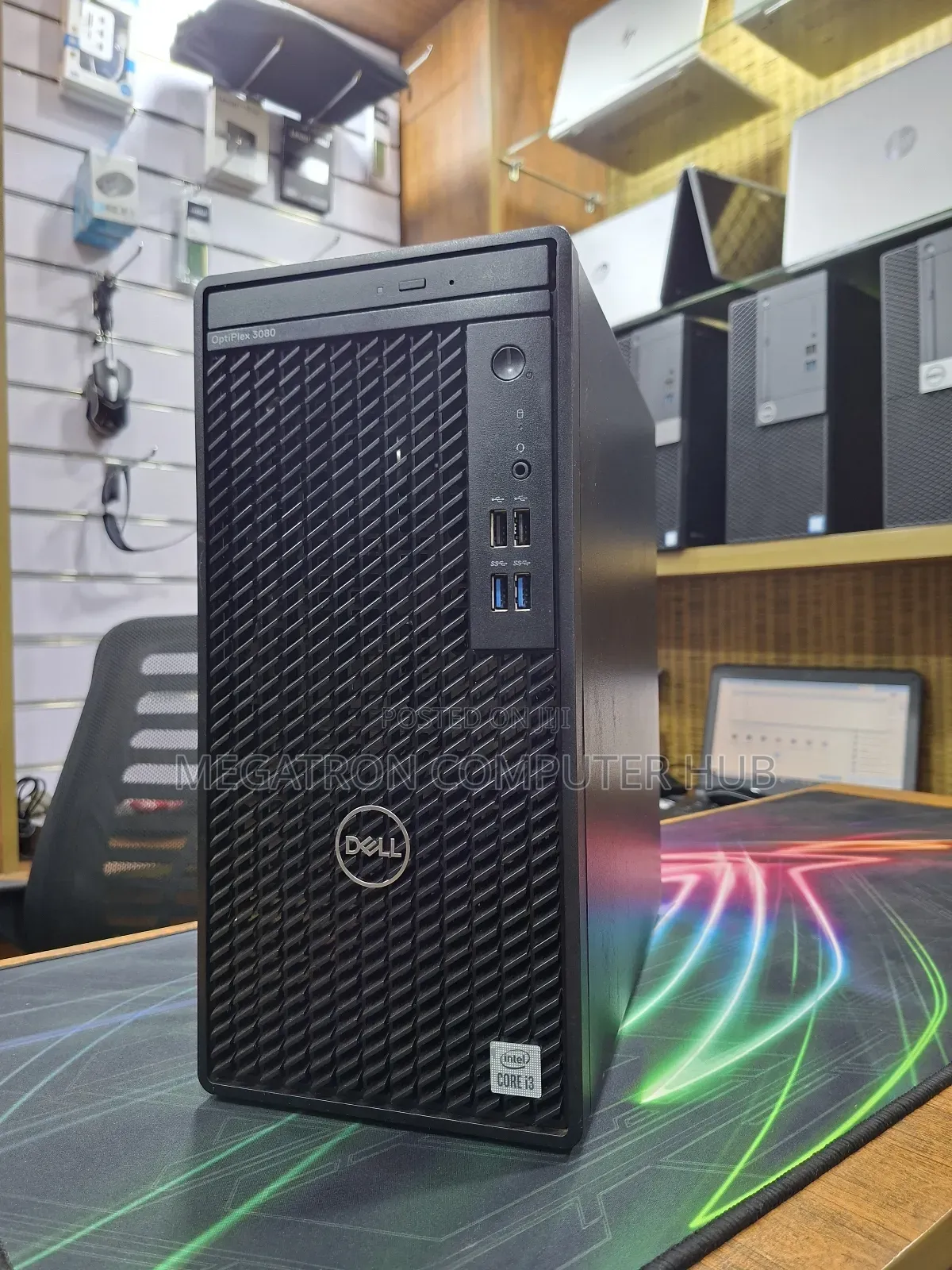 Desktop Computer Dell OptiPlex 3080 8GB Intel Core I3 HDD+SSD 1T