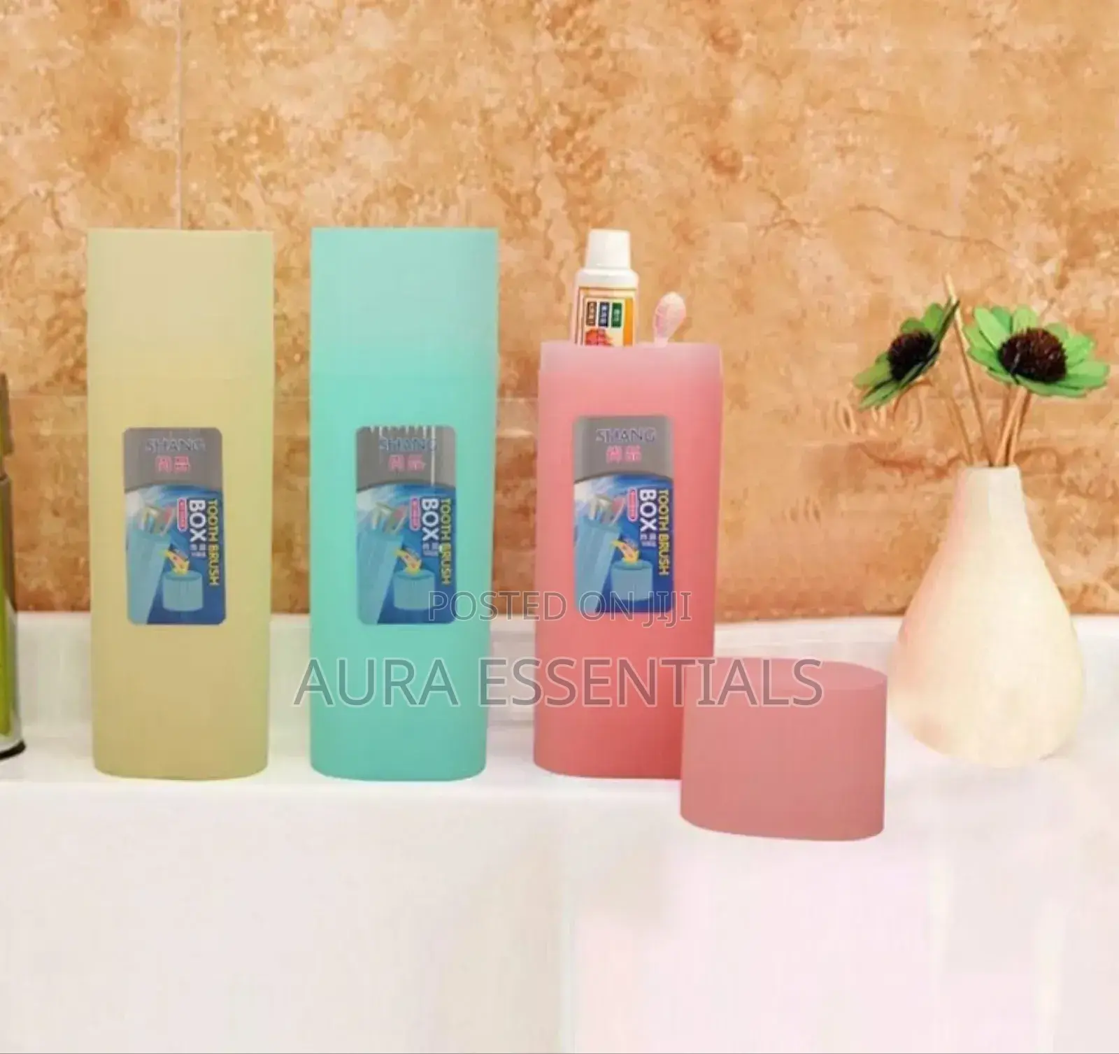 Portable Travel Toothbrush Storage Box Case