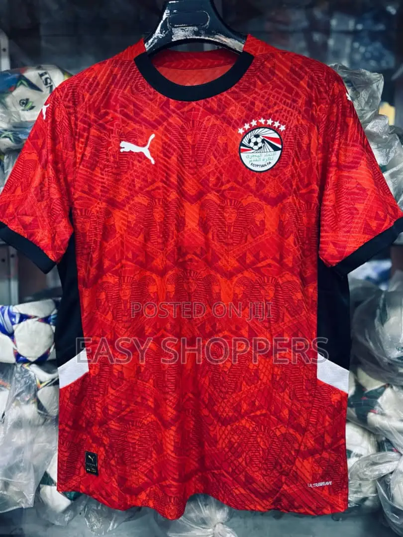 Egypt 2025 Home Jersey Players Version
