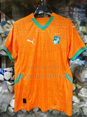 Ivory Coast National Team's Home Jersey for 2025