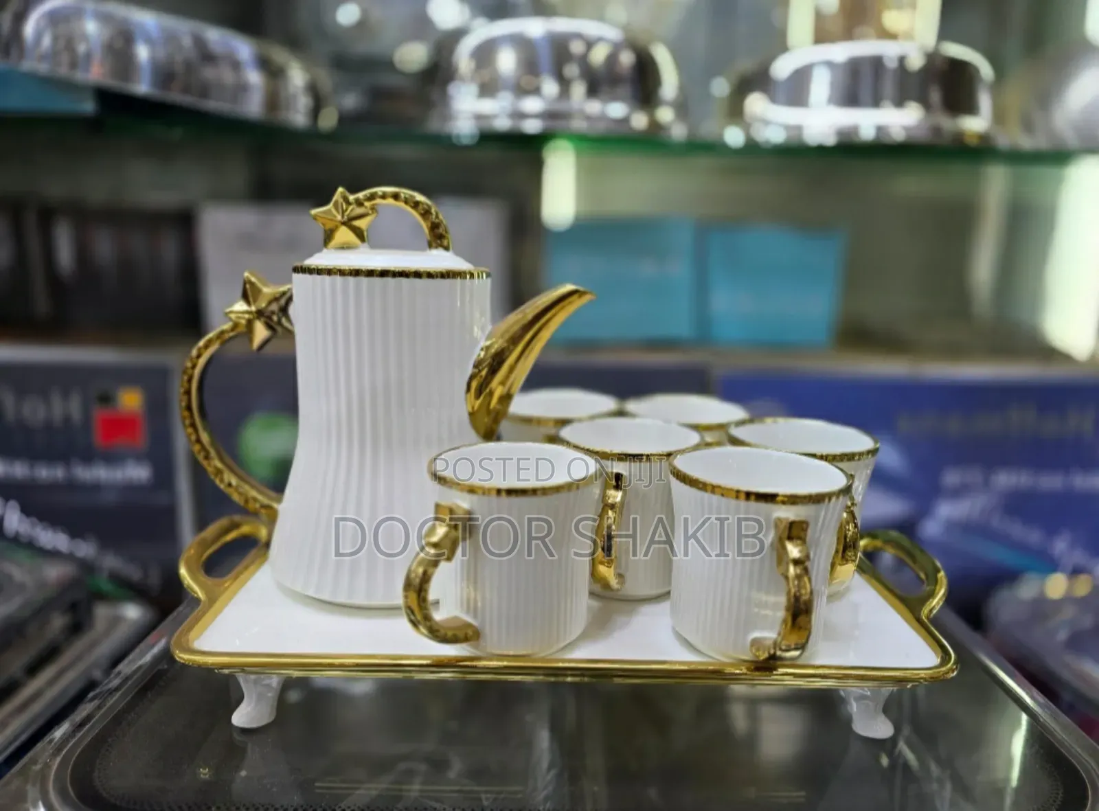 Star Design Tea Set - 6pcs