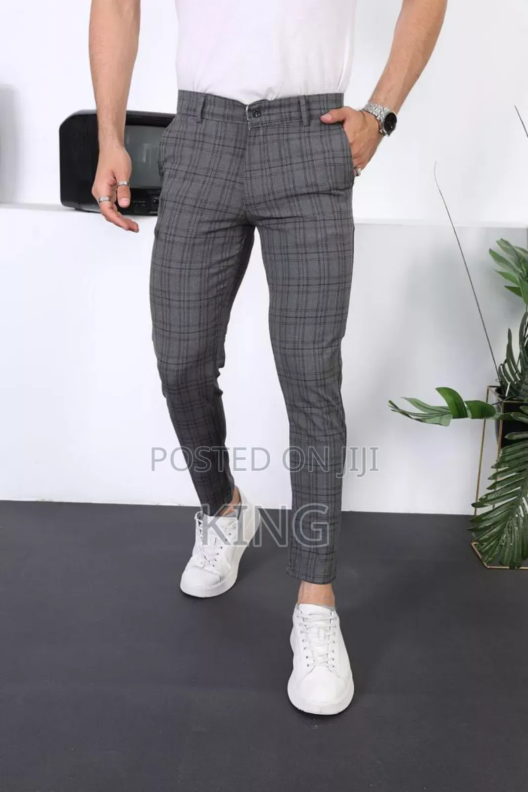 Modern -Slit Classic Pants.