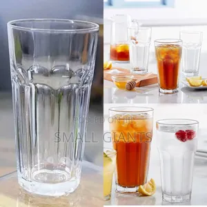 12pcs Unbreakable Acrylic Cocktail Juice Glasses