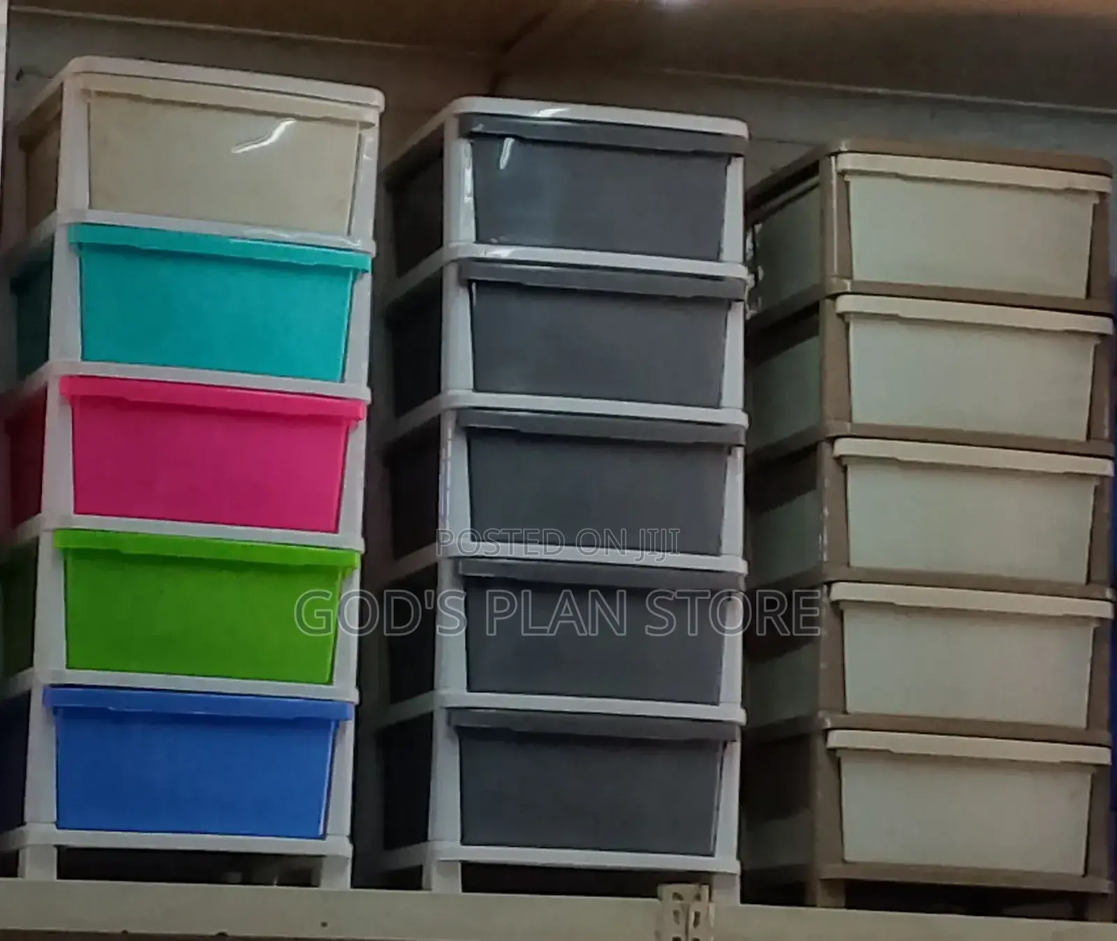 Plastic Storage Boxes or Cabinet Drower Trolleys