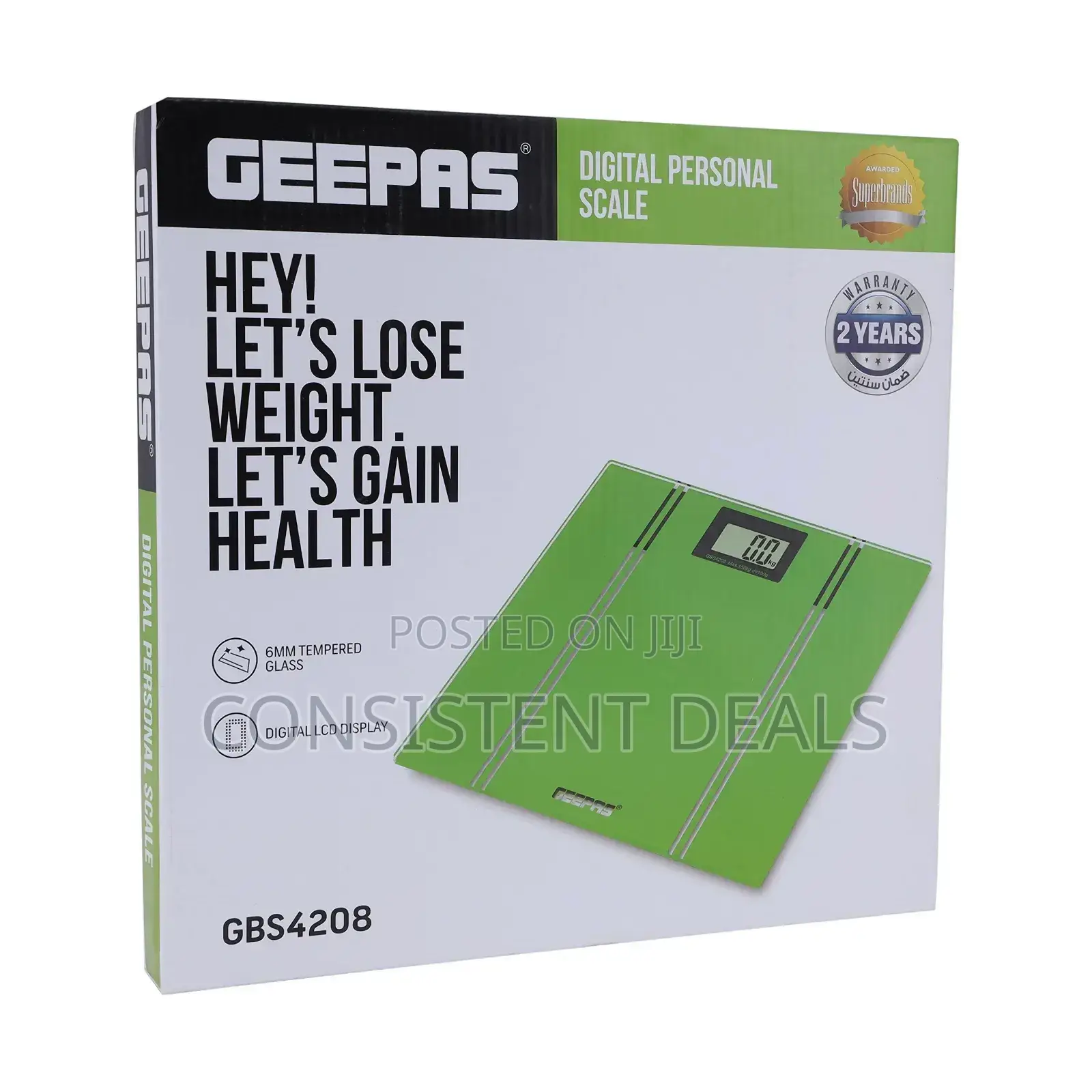 Geepas Digital Personal Body Fat Scale