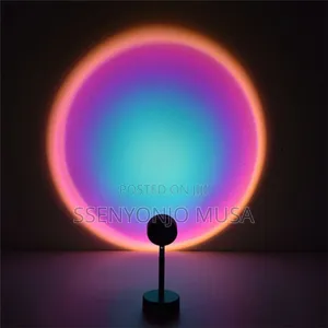 Sunset Projection Lamp - 360° Rotation Rainbow Sunset Light
