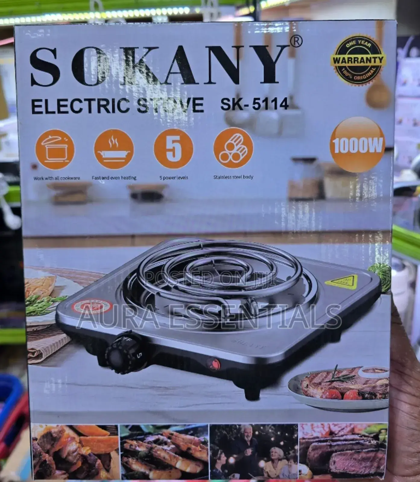 Sokany Sk 5114 Electric Coil Cooker