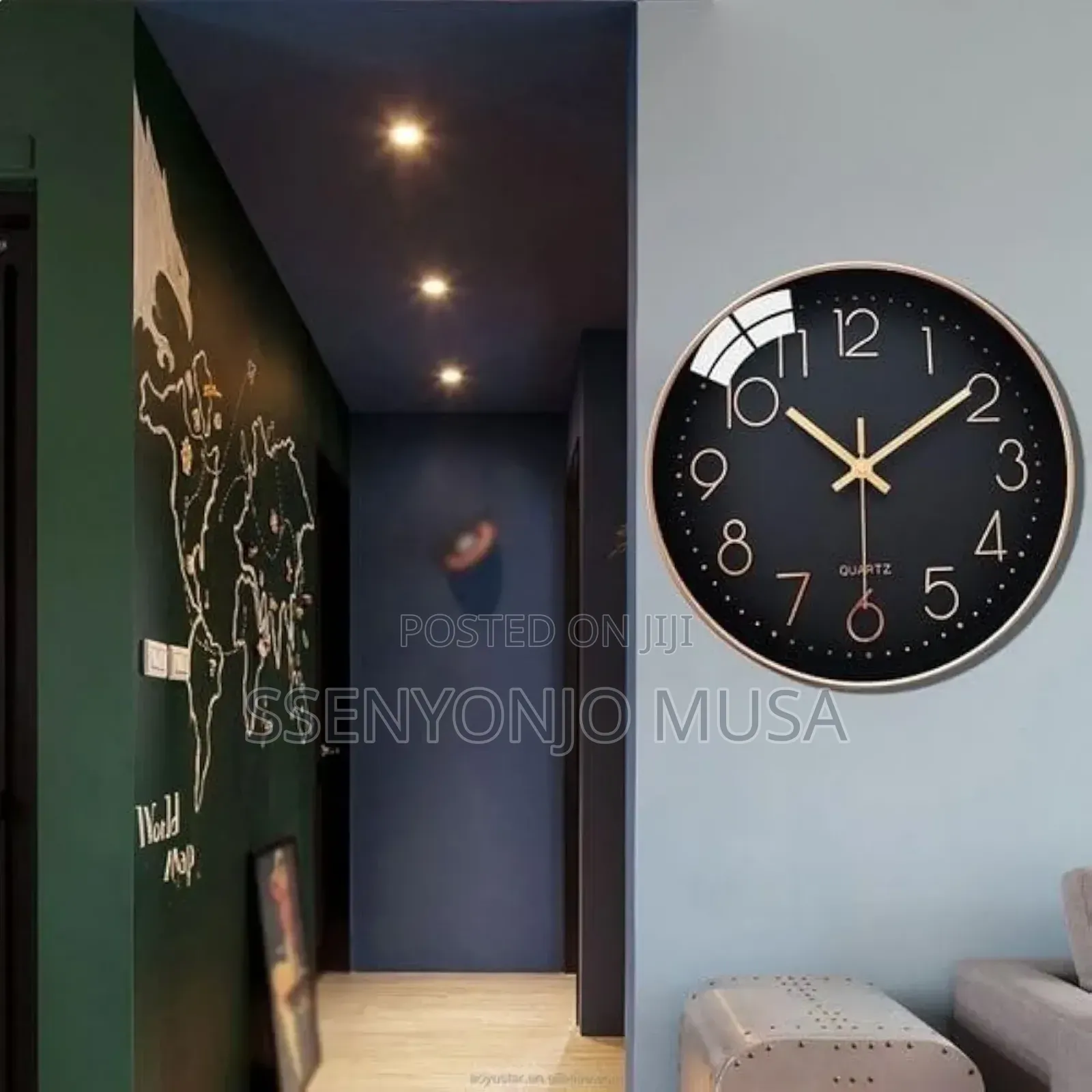 Wall Clock With Spy Camera - 1080p Wifi Motion Detection