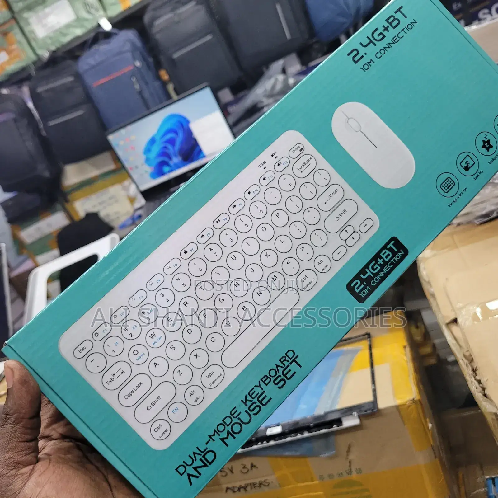 Dual Mode Keyboard and Mouse Set Wireless