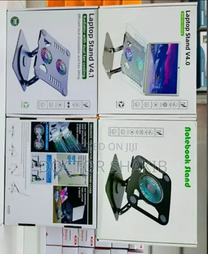 Durable Laptop Stand With Dual Fan Cooling