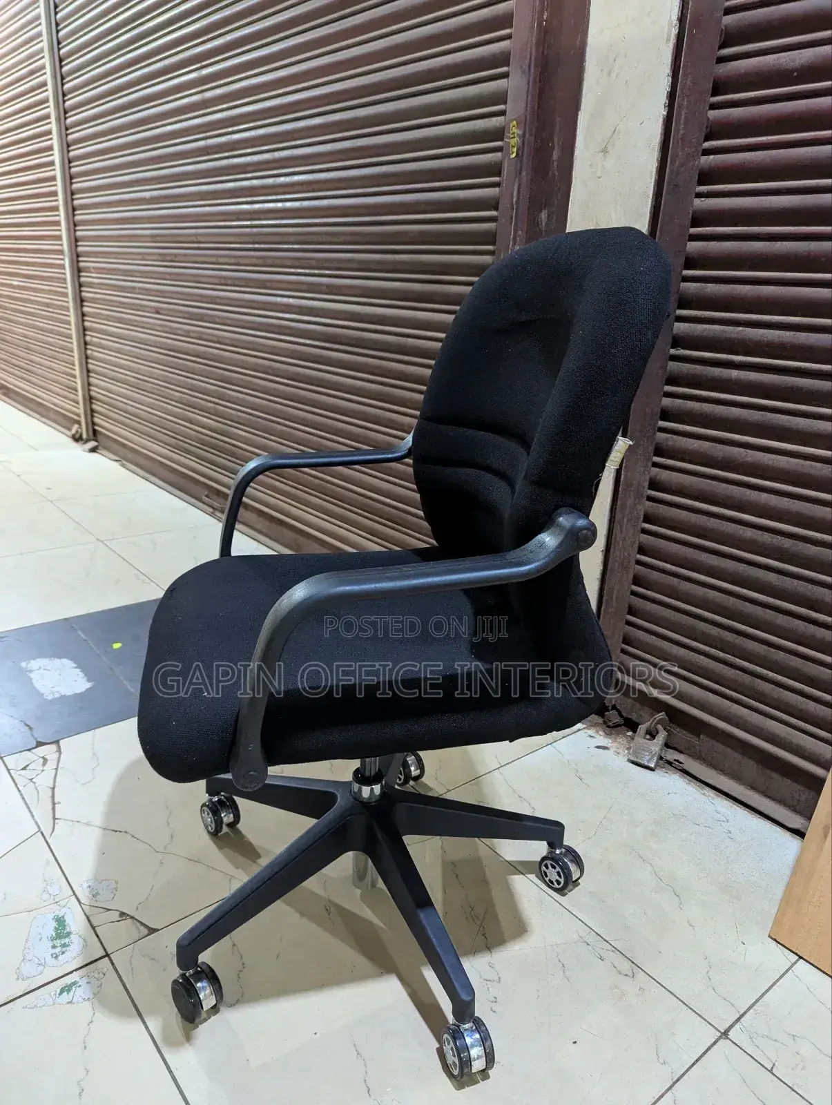 Short Back Office Chair, Fabric Cloth