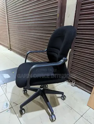 Short Back Office Chair, Fabric Cloth