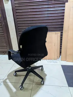 Short Back Office Chair, Fabric Cloth
