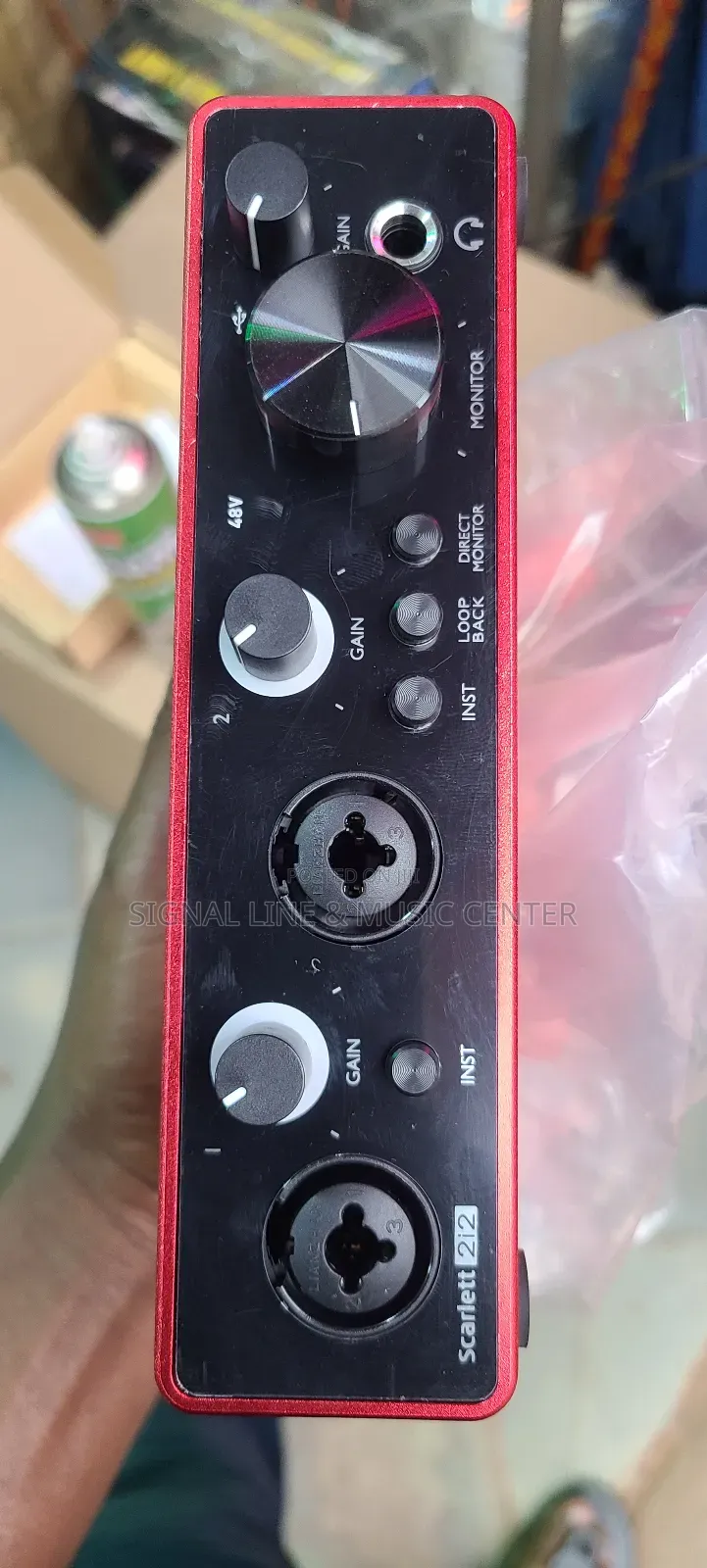 Sacarlett 2i2 Focusrite Third Generation 18-In,20-Out Usb