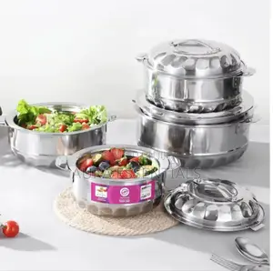 4pcs Stainless Steel Food Warming Dishes Lunch Boxes