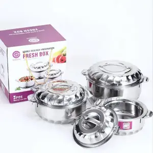 4pcs Stainless Steel Food Warming Dishes Lunch Boxes
