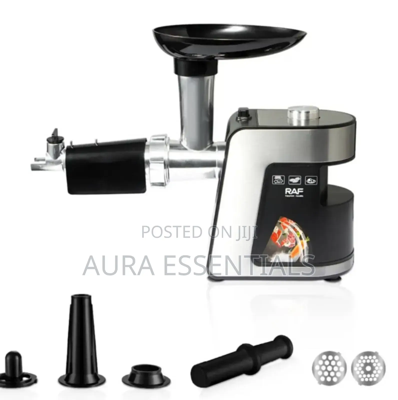 Raf 10 in 1 Multifunction Meat Grinder With Sausage Pipe