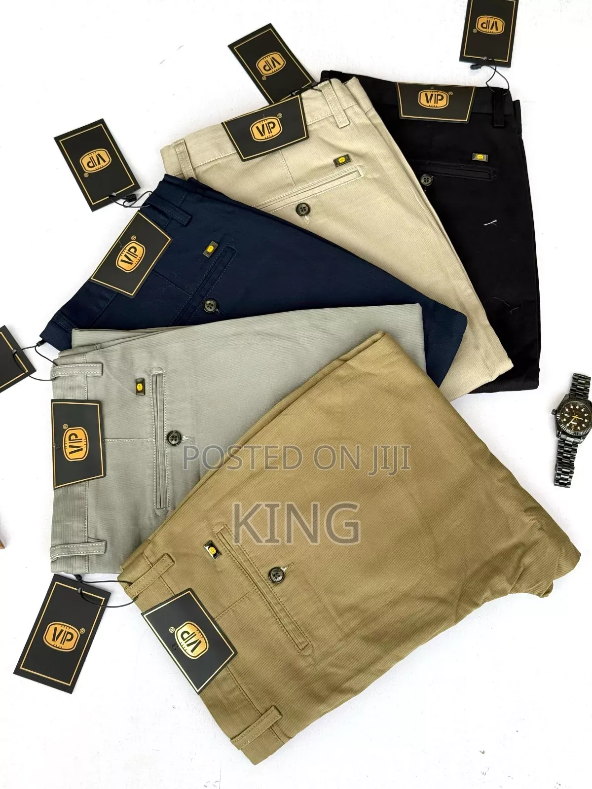 Alpha Notch Kaki Trousers