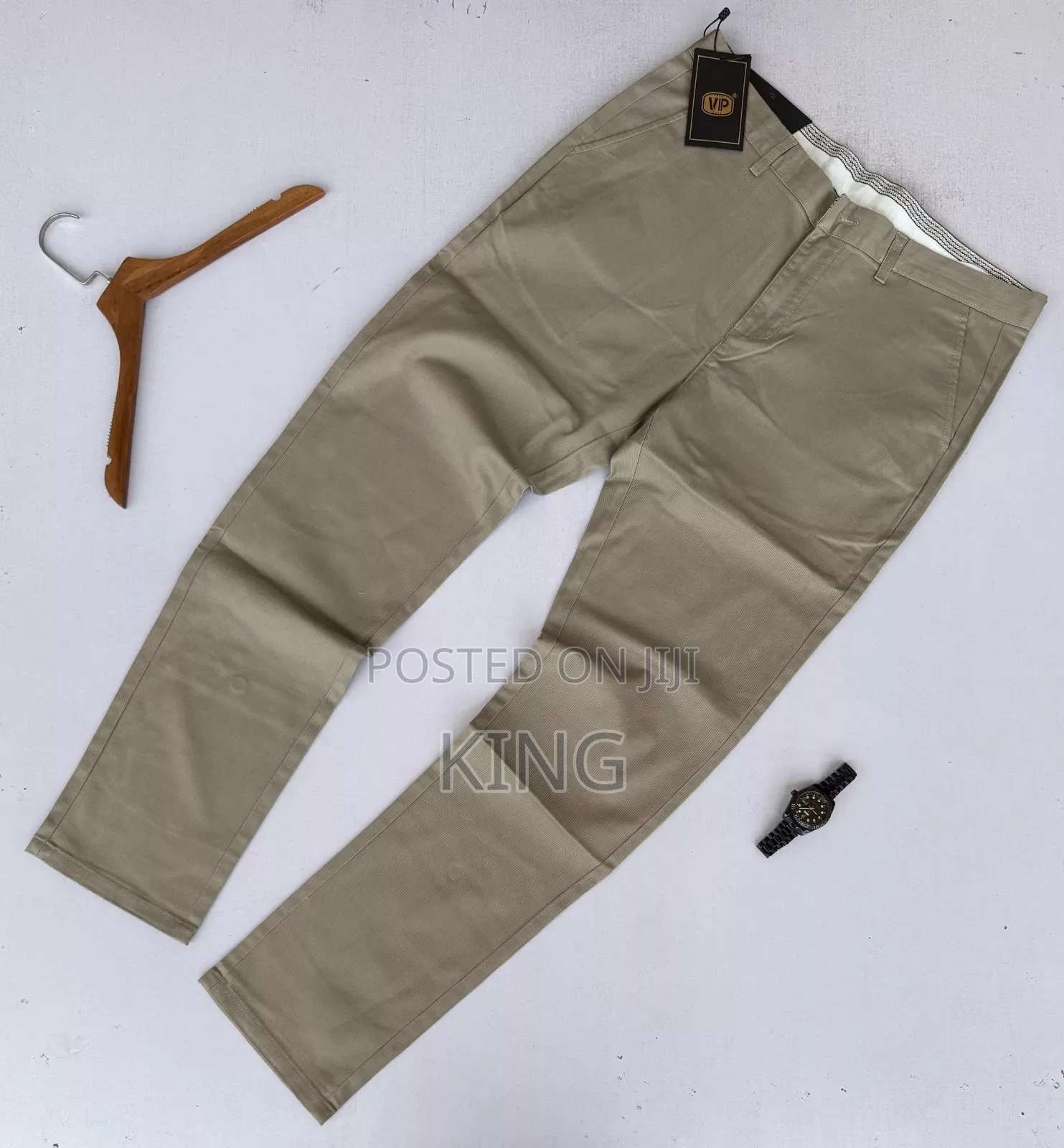 Zeus Notch Kaki Trousers
