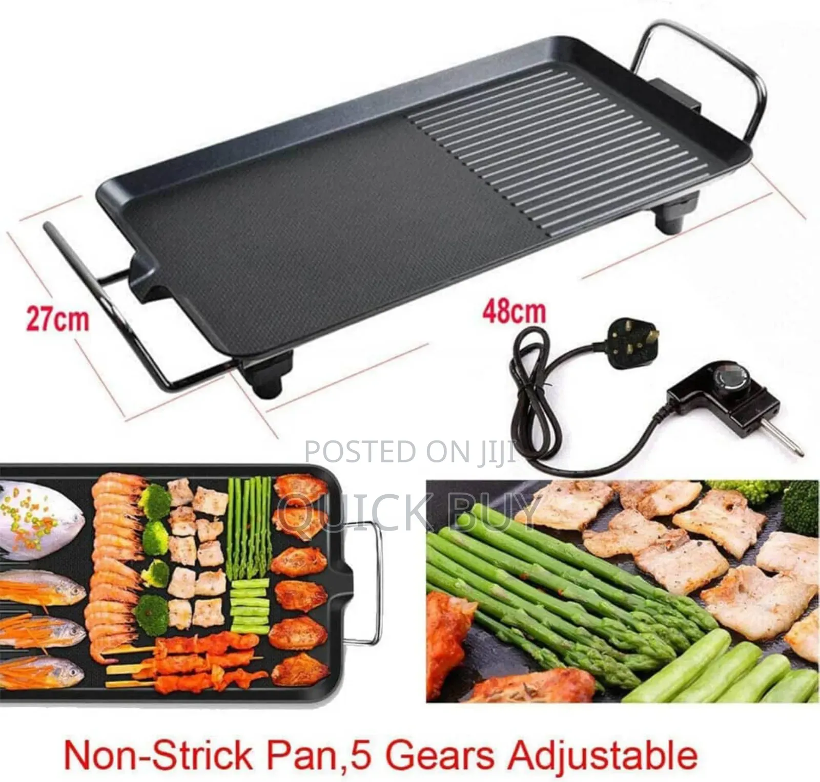 Standard Winning Star 2in1 Electric Grill Pan