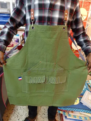 Women Men Chef Apron With Pockets Work
