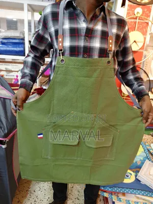 Women Men Chef Apron With Pockets Work