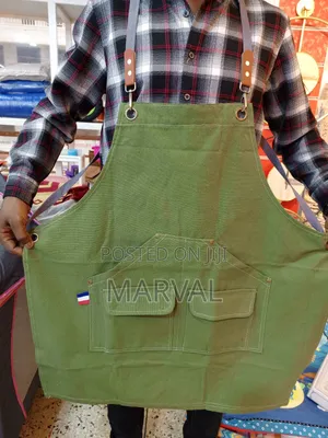 Women Men Chef Apron With Pockets Work
