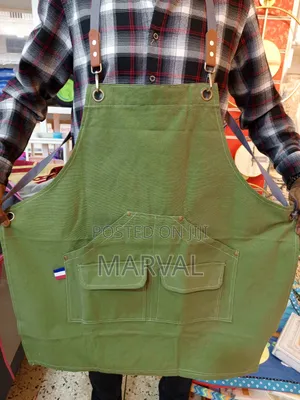Women Men Chef Apron With Pockets Work