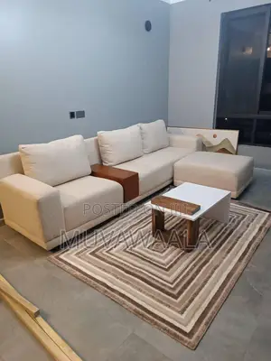 Creamy L Sofa Set