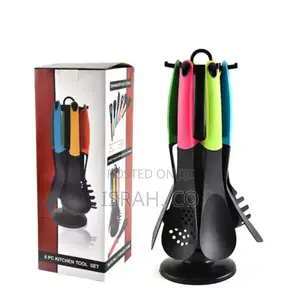 A 6-Piece Nylon Kitchen Utensil Set,